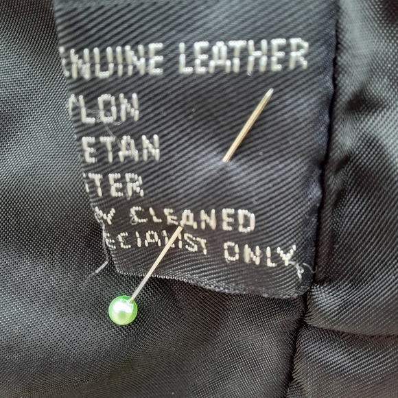 Biker Jacket Genuine Leather Size M - Picture 5 of 8